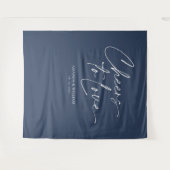 「愛への応援」結婚の背景 タペストリー (正面(横))