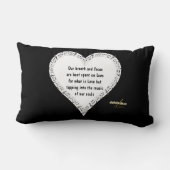 愛への装飾用クッション ランバークッション (裏面)