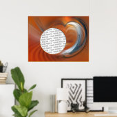 愛への道天国-テンプレート ポスター (ホームオフィス)