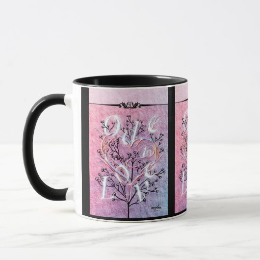 愛への頌歌 マグカップ by Adiela Akoo (左)