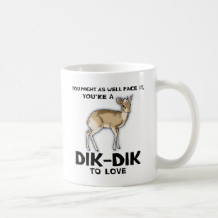 愛へのDik-Dik コーヒーマグカップ