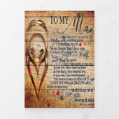 愛へ |ご主人の出席 |かわいい引用文の贈り物 三つ折り案内状 (カバー)