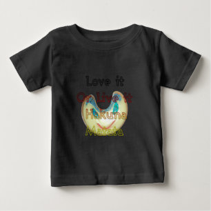 愛またはライブそれをハクナマタタ.png ベビーTシャツ