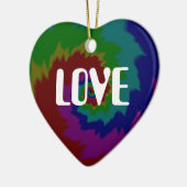 愛または平和 セラミックオーナメント (左)