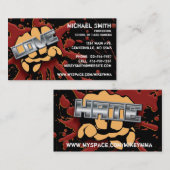 愛または憎悪の握りこぶしカード 名刺 (正面/裏面)