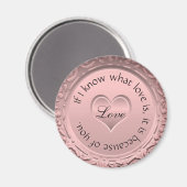 愛もしが何か分かってるよ、あなたのおかげよ。 マグネット (正面/裏面)