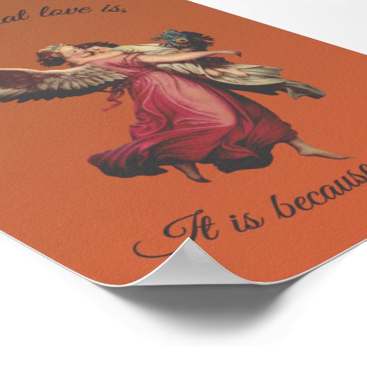 「愛もしとは何か知っているよ、あなたのおかげよ」 ポスター (角)