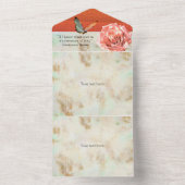 「愛もしとは何か知ってる、お前のせいだ オールインワン招待状 (内側)