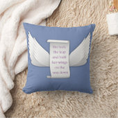 愛やる気を起こさせるの翼 クッション (ブランケット)