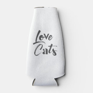 愛よくはしゃぐ猫のモダンうれしくて可愛いデザイン ボトルクーラー