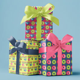 愛よりもドーナツの包装紙シート ラッピングペーパーシート