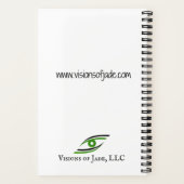 愛より心配の少ないジャーナル/ノートブックのピンク ノートブック (裏面)