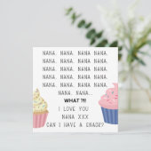 愛よナナおばあちゃんおばあちゃん日カップケーキ シーズンカード (スタンド正面)