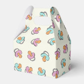 愛らしいおしゃぶりジェンダーが赤ちゃんシャワーを明かす フェイバーボックス (裏面サイド)