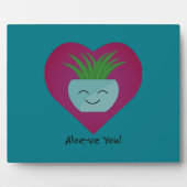 愛らしいおもしろいアロエヴユアロエ フォトプラーク (正面)