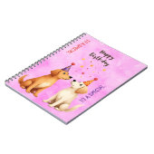 愛らしいおもしろい ノートブック (左側)