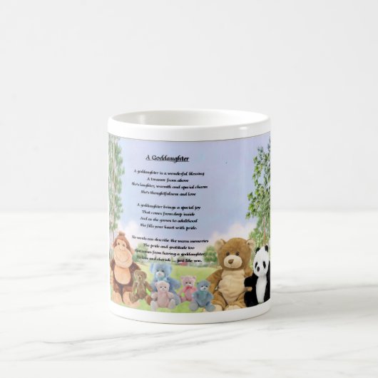 愛らしいおもちゃの教女の詩のマグ コーヒーマグカップ (中央)