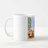 愛らしいおもちゃの教女の詩のマグ コーヒーマグカップ (左)