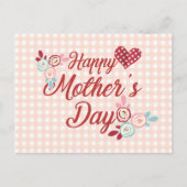 愛らしいお母さんの日 |はがき ポストカード (正面)