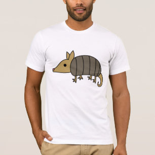 愛らしいかわいいのアルマジロのワイシャツ Tシャツ