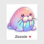 愛らしいかわいいスパークリーチャームパステルウォルラス シール (シート)