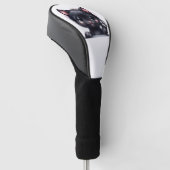 愛らしいかわいいズブラックキャット ゴルフヘッドカバー (アングル)