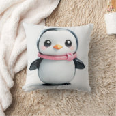 愛らしいかわいいペンギン枕 クッション (ブランケット)