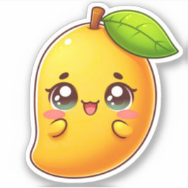 愛らしいかわいいマンゴ シール