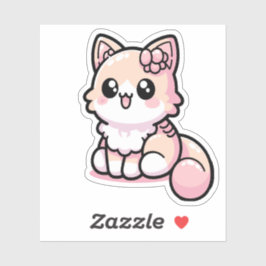 愛らしいかわいい子猫 シール