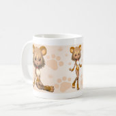 愛らしいくま コーヒーマグカップ (正面左)