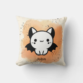 愛らしいこうもりバディ – かわいいミニマル子供部屋アート クッション