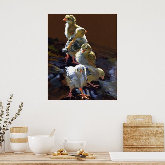 愛らしいさま ポスター (キッチン)