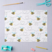 愛らしいのまわりにパターン 薄葉紙 (クラフト)