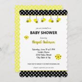 愛らしいのまわりにベビーシャワー招待状 招待状 (正面/裏面)