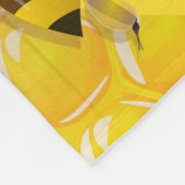 愛らしいのまわりに フリースブランケット (角)