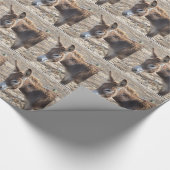 愛らしいろば ラッピングペーパー (角)