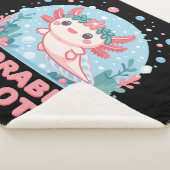 愛らしいアキソロトル水中競技可愛さ シェルパブランケット (3/4)