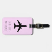 愛らしいアクリル旅行荷物タグ、外出中 ラゲッジタグ (正面横)