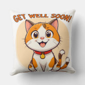 愛らしいアニメ猫 クッション (裏面)