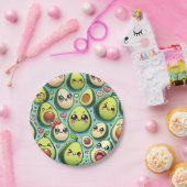 愛らしいアボカド ペーパープレート (パーティー)