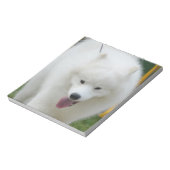 愛らしいアメリカン・エスキモー・ドッグ ノートパッド (回転)