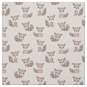 愛らしいアライグマ ファブリック (見本)