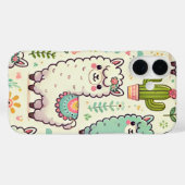 愛らしいアルパカ電話ケース🦙📱 Case-Mate iPhoneケース (裏面 (横))