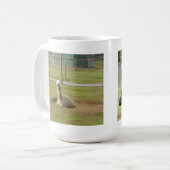 愛らしいアルパカ コーヒーマグカップ (正面左)