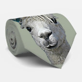 愛らしいアルパカ ネクタイ (ロール)