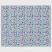 愛らしいアルファベットの包装紙 ラッピングペーパー (フラット)