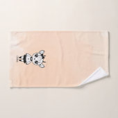 愛らしいアンテロープガール – かわいいドードルデザイン バスタオルセット (ハンドタオル)