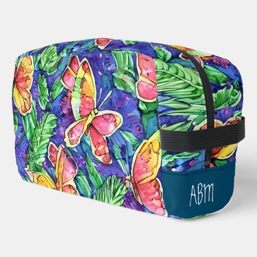 愛らしいイニシャル蝶の自然フローラ ドップキット (左コーナー)