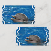 愛らしいイルカ 名刺 (正面/裏面)