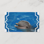 愛らしいイルカ 名刺 (裏面)